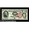 Image 1 : Fr. 144 $20 1880 Legal Tender Extremely Fine. This Twen Fr. 134 $20 1880 Legal Tender Extremely Fine