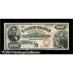Fr. 169 $100 1875 Legal Tender Extremely Fine. This Fr. 169 $100 1875 Legal Tender Extremely Fine.