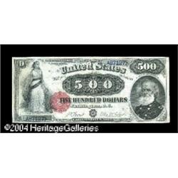 Fr. 185m $500 1880 Legal Tender About New. Only five ex Fr. 185m $500 1880 Legal Tender About New.