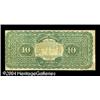 Image 2 : Fr. 190b $10 1864 Compound Interest Treasury Note Ve Fr. 190b $10 1864 Compound Interest Treasury No