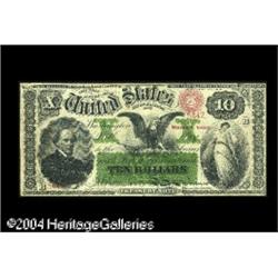 Fr. 196 $10 1864 Interest Bearing Note Choice Very Fine Fr. 196 $10 1864 Interest Bearing Note Choic