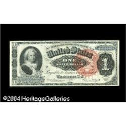 Fr. 217 $1 1886 Silver Certificate Extremely Fine-About Fr. 217 $1 1886 Silver Certificate Extremely