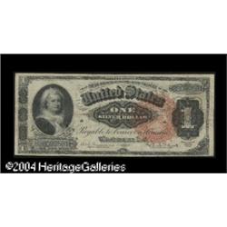 Fr. 217 $1 1886 Silver Certificate Fine-Very Fine. Fr. 217 $1 1886 Silver Certificate Fine-Very Fine