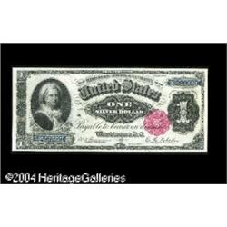 Fr. 222 $1 1891 Silver Certificate Superb Gem New. Fr. 222 $1 1891 Silver Certificate Superb Gem New