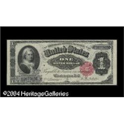 Fr. 222 $1 1891 Silver Certificate Very Good-Fine. The Fr. 222 $1 1891 Silver Certificate Very Fine-