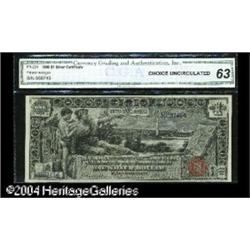 Fr. 224 $1 1896 Silver Certificate CGA Choice Uncircula Fr. 224 $1 1896 Silver Certificate CGA Choic