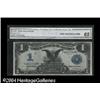 Image 1 : Fr. 228 $1 1899 Silver Certificate CGA Gem Uncirculated Fr. 228 $1 1899 Silver Certificate CGA Gem U