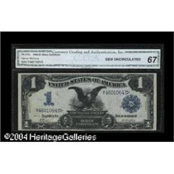 Fr. 229a $1 1899 Silver Certificate CGA Gem Uncirculate Fr. 229a $1 1899 Silver Certificate CGA Gem 