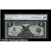 Image 1 : Fr. 229a $1 1899 Silver Certificate CGA Gem Uncirculate Fr. 229a $1 1899 Silver Certificate CGA Gem 