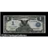 Image 1 : Fr. 232 $1 1899 Silver Certificate Superb Gem New. A fl Fr. 232 $1 1899 Silver Certificate Superb Ge