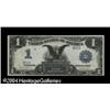 Image 1 : Fr. 233 $1 1899 Silver Certificate Choice New. Fancy se Fr. 233 $1 1899 Silver Certificate Choice Ne