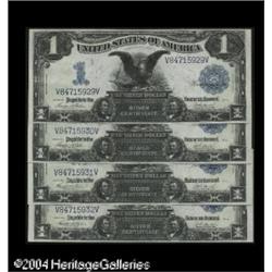 Fr. 233 $1 1899 Silver Certificates Choice New. A fresh Fr. 233 $1 1899 Silver Certificates Cut Shee
