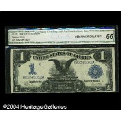 Fr. 236 $1 1899 Silver Certificate CGA Gem Uncirculated Fr. 236 $1 1899 Silver Certificate CGA Gem U
