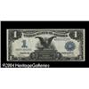 Image 1 : Fr. 236 $1 1899 Silver Certificate Gem New. A nice Blac Fr. 236 $1 1899 Silver Certificate Gem New.