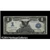 Image 1 : Fr. 236 $1 1899 Silver Certificate Very Good. Black Eag Fr. 236 $1 1899 Silver Certificate Choice Ne