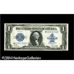 Fr. 237 $1 1923 Silver Certificate Star Note About New. Fr. 237 $1 1923 Silver Certificate Star Note