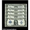 Image 1 : Fr. 237 $1 1923 Silver Certificates Extremely Fine. Fiv Fr. 237 $1 1923 Silver Certificates Extremel