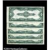 Image 2 : Fr. 237 $1 1923 Silver Certificates Extremely Fine. Fiv Fr. 237 $1 1923 Silver Certificates Extremel