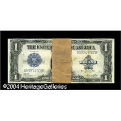 Fr. 238 $1 1923 Silver Certificate Original Pack of 100 Fr. 238 $1 1923 Silver Certificates Original