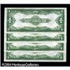 Image 2 : Fr. 238 $1 1923 Silver Certificates Cut Sheet of Four V Fr. 238 $1 1923 Silver Certificates Cut Shee