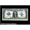 Image 1 : Fr. 238 $1 1923 Silver Certificate Cut Sheet of Four Ve Fr. 238 $1 1923 Silver Certificates Cut Shee