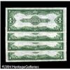 Image 2 : Fr. 238 $1 1923 Silver Certificates Cut Sheet of Four Fr. 238 $1 1923 Silver Certificates Cut Sheet 