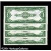 Image 2 : Fr. 238 $1 1923 Silver Certificates Cut Sheet of Four G Fr. 238 $1 1923 Silver Certificates Cut Shee