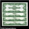 Image 2 : Fr. 238 $1 1923 Silver Certificates Cut Sheet of Four G Fr. 238 $1 1923 Silver Certificates Cut Shee