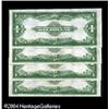 Image 2 : Fr. 238 $1 1923 Silver Certificates Cut Sheet of Four Fr. 238 $1 1923 Silver Certificates Cut Sheet 