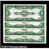 Image 2 : Fr. 238 $1 1923 Silver Certificates Cut Sheet of Four Fr. 238 $1 1923 Silver Certificates Cut Sheet 