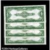 Image 2 : Fr. 238 $1 1923 Silver Certificates Cut Sheet of Four Fr. 238 $1 1923 Silver Certificates Cut Sheet 