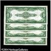 Image 2 : Fr. 238 $1 1923 Silver Certificates Cut Sheet of Four Fr. 238 $1 1923 Silver Certificates Cut Sheet 
