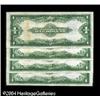 Image 2 : Fr. 238 $1 1923 Silver Certificates Cut Sheet of Four Fr. 238 $1 1923 Silver Certificates Cut Sheet 