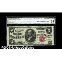 Fr. 245 $2 1891 Silver Certificate CGA Gem Uncirculated Fr. 245 $2 1891 Silver Certificate CGA Gem U