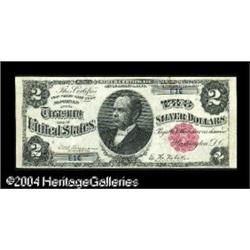 Fr. 245 $2 1891 Silver Certificate Choice Extremely Fin Fr. 245 $2 1891 Silver Certificate Choice Ex