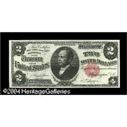 Fr. 246 $2 1891 Silver Certificate Superb Gem New. A se Fr. 246 $2 1891 Silver Certificate Superb Ge