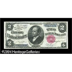 Fr. 246 $2 1891 Silver Certificate Choice About New. Th Fr. 246 $2 1891 Silver Certificate Choice Ab
