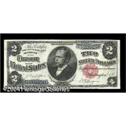 Fr. 246 $2 1891 Silver Certificate Choice Extremely Fin Fr. 246 $2 1891 Silver Certificate Choice Ex