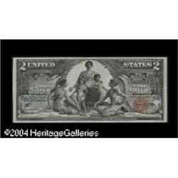 Fr. 247 $2 1896 Silver Certificate Extremely Fine. Huge Fr. 247 $2 1896 Silver Certificate Extremely