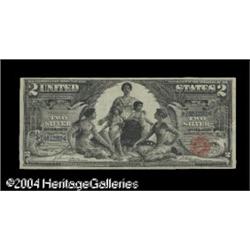 Fr. 247 $2 1896 Silver Certificate Very Fine. A solid, Fr. 247 $2 1896 Silver Certificate Very Fine.