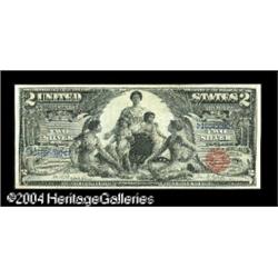 Fr. 248 $2 1896 Silver Certificate About New. This Two Fr. 248 $2 1896 Silver Certificate About New.