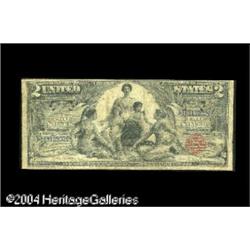 Fr. 248 $2 1896 Silver Certificate Very Good-Fine. Well Fr. 248 $2 1896 Silver Certificate Very Good