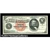 Image 1 : Fr. 261 $5 1886 Silver Certificate Extremely Fine. Fr. 261 $5 1886 Silver Certificate Extremely Fine