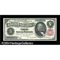 Fr. 267 $5 1891 Silver Certificate Superb Gem New. A sp Fr. 267 $5 1891 Silver Certificate Superb Ge