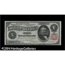 Fr. 267 $5 1891 Silver Certificate Gem New. The 'C' pos Fr. 267 $5 1891 Silver Certificate Gem New.
