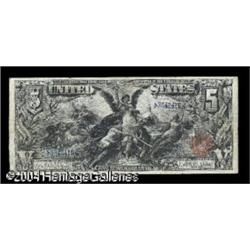 Fr. 268 $5 1896 Silver Certificate Fine-Very Fine. A lo Fr. 268 $5 1896 Silver Certificate Fine-Very