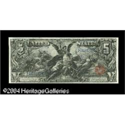 Fr. 269 $5 1896 Silver Certificate Gem New. Broadly mar Fr. 269 $5 1896 Silver Certificate Superb Ge