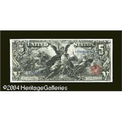 Fr. 269 $5 1896 Silver Certificate Superb Gem New. Huge Fr. 269 $5 1896 Silver Certificate Superb Ge