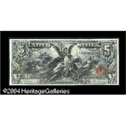 Fr. 270 $5 1896 Silver Certificate Superb Gem New. The Fr. 270 $5 1896 Silver Certificate Superb Gem