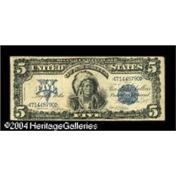 Fr. 271 $5 1899 Silver Certificate Fine. The paper is l Fr. 271 $5 1899 Silver Certificate Fine.